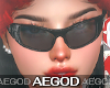 Ⲁ𝓖 Y2K Black Glasse