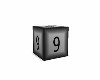number 9 block, cube