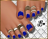 !B Bare Feet + Rings Blu