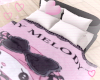 ! adorable dark pink bed