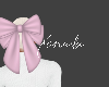 X Bow Pale Pink