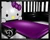 {D} Kitty Bed PURPLE