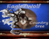 Eagle Wolf country tree
