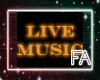 Live Music Sign