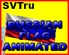 Russian flag animated