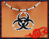 Black Biohazard Necklace