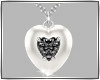â£White and Black Heart