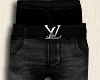 P* Cot Black Pants