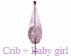 Crib + Baby girl