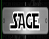 Sage necklace