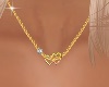 !S! Two Hearts Necklace