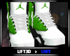 |U| Mint Green Jordans F