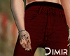 Faded Red Jeans