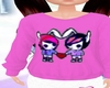 KID PINK BUNNY SWEATER