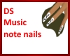 DS Music nails