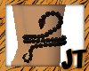 JT Onyx Snake Anklet