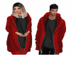 Oversized red F COUPLE