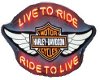 Live To Ride Harley Sign