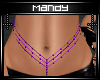 Purple Belly Chain