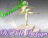 Derivable dancer statue