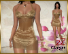 cK Cindy Golden Dress