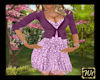 Spring jkt dress purple