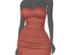 salmon midi dress