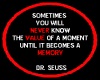 Value of a moment