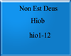 Non Est Deus - Hiob