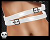 PVC Waist Belts White