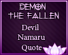 DTF: Devil/Namaru Quote