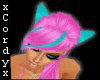*X* Rave Teal Pink Ears
