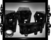 Pvc Black Coffin Bar