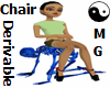 Skeleton Chair Blue