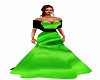Green Ball gown