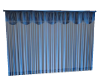 TEF BLUE STAGE CURTAIN