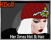 k! Christmas Hat & Hair