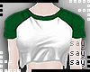 [Say] White/Green Top