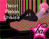 (BA) Neon Melon Chaise