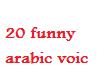 funny arabic voice