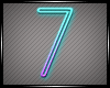 Neon Number 7