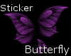Large Butterfly Purple