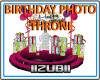 Birthday Photo Throne