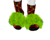 Fur Slipper Grinch