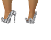 silver diamond heels