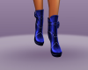 (K) Blue Metalic Boots