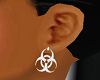 Toxic Silver earrings