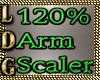 120% Arm Scaler