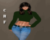 CRF* Green Sweater