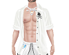 camisa blanca abierta